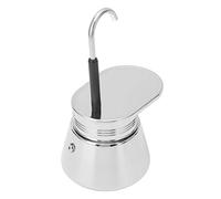 WAHEWUD Caffettiera Espresso, Caffettiera a Tubo Singolo Grande capacità, Robusta Portatile e Facile da Usare, Caffettiera in Acciaio Inossidabile Adatta per il Fai da Te a Casa o (200 ml)