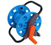 WAHEWUD Carrello avvolgitubo da Giardino Portatile per Cortile Esterno Organizzatore Manuale di Stoccaggio per Tubi dell'Acqua Contiene Tubi da 65 Piedi 1/2 Pollice Supporto per