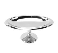 WAHEWUD Ciotole per Gelato Argento, Coppa da Dessert con Piede Stelo Lungo Base Stabile Robusta Antiruggine Non Facile da Rovesciare Lavabile in Lavatrice, Ciotola da Dessert per (UNA)