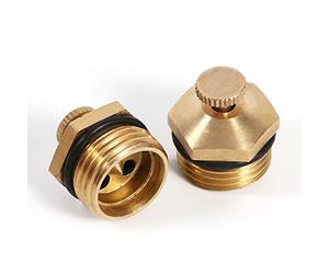 WAHEWUD Ugello per irrigazione a Goccia, Ugello atomizzatore centrifugo Dorato Elevata durezza Copertura Superiore Regolabile Robusta e Durevole, Mini gocciolamento Regolabile per