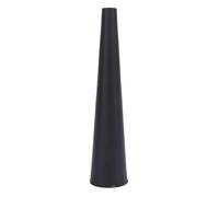 WAHEWUD Vaso Alto E Sottile, Vaso Per Fiori Nero, Robusto Supporto In Metallo Con Base Antiscivolo, Urna Conica Decorativa Per Centrotavola Soggiorno Facile Da Pulire (S)