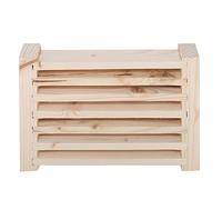 WAHEWUD Ventilazione dell'Aria in Legno, Presa d'Aria per Sauna Squisita Fattura Bava Meno Superficie Metodo di Installazione Semplice Traferro Regolabile, Attrezzatura della