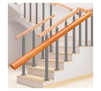 WAHHWF Ringhiera Scale Nero balaustre per Scala Interno Esterno, 70 80 90 100 110 120 cm di Altezza Ponte Metallo Piazza Colonna di Mandrini di balaustre Parti di Scale Decorative