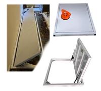 WAHHWF Sportello Ispezione Botola Invisibile a Filo Pavimento, Porta da Incasso Personalizzabile per L'Accesso discreto a Cantina e vespaio per la ristrutturazione della casa(48x26 inch)