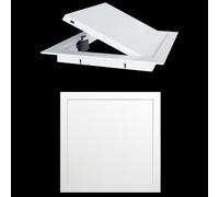 WAHHWF Sportello Ispezione Porta di ispezione Metallica Magnetica Bianca, Pannello di Accesso Facile da installare con Viti, Porte di Servizio Generali per cablaggi e Cavi(6x6in/150x150mm)