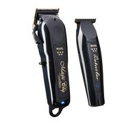 Wahl Cordless Barber Combo - Black Magic Clip & Detailer Li - Lame in titanio - 100 minuti di autonomia
