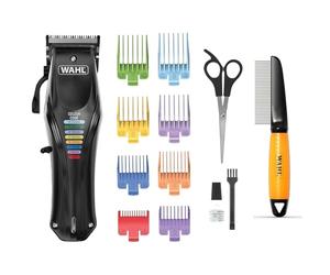 WAHL Color Pro Animal - tosatrice con pettini a codice colore, tosatrice per cani con e senza filo + WAHL Grooming Comb - Strumenti per la toelettatura degli animali domestici, minimo strappo