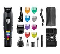 Wahl Color Trim Advanced Multigroomer, innovativi pettini di Guida codificati a Colori, 240 Minuti di Funzionamento, Caricatore USB, Ideale per Palestra e Viaggi, Lame affilate di precisione