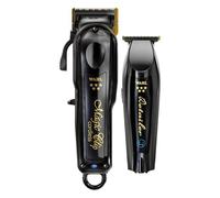 Wahl Cordless Barber Combo - Black Magic Clip & Detailer Li - Lame in titanio - 100 minuti di autonomia