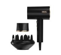 WAHL Ionic Flow Hairdryer, Asciugatura professionale, senza effetto crespo, potente, leggero, getto freddo, concentrazione del calore, diffusore, velocità elevata, styling, compatto, da viaggio