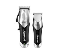 Wahl Launch Combo - Set da Barbiere Senza Filo - Motore Rotativo ad Alta Velocità - Design Ergonomico Leggero - Testine a Cono e Lame Amovibili per Sfumature - Strumento per Taglio Professionale