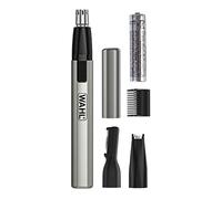 Wahl Micro Finisher, rasoio per peli del naso, per uomini e donne, 3 in 1, trimmer per naso e sopracciglia, alimentato a batteria al litio, testine lavabili, regali per lui