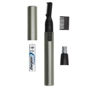 Wahl Micro Lithium Rifinitore naso, orecchie e ciglia, testine lavabili | A batteria, senza fili, testina rotante, uso da usciutto e bagnato, kit rifinitore, pettine per sopracciglia da 2-4 mm
