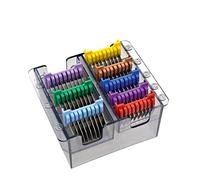 Wahl Pettini a Pressione in Acciaio Inox con codice Colore in Una Scatola di stoccaggio 3 mm, 6 mm, 10 mm, 13 mm, 16 mm, 19 mm, 22 mm, 25 mm