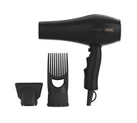 Wahl PowerPik 2, asciugacapelli da donna, asciugacapelli con attacco Pik, afro, capelli afro-caraibici, tre impostazioni di calore, asciugatura anti-crespo, nero