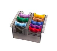Wahl Pro Pet Stainless Steel Attachment Combs - set da 8 rialzi con dispenser