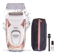 Wahl Rasoio da donna, rimozione dei peli bagnati e asciutti per gambe ascelle, trimmer bikini, depilazione indolore, rasoi leggeri portatili, rasatura liscia per donne, meno irritazione, rasoio