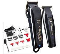 WAHL SET BARBER COMBO MAGIC CLIP CORDLESS TAGLIACAPELLI E TRIMMER PROFESSIONALI