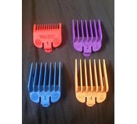 Wahl Set Pettini Ricambio Per Tosatrice Colorati No 1,2,3,4 NEW