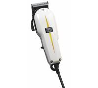 Wahl Super Taper, Tagliacapelli Professionale con Cavo, Nero/Bianco Highlight: Tagliacapelli con Cavo, Motore V5000 ad Alte Prestazioni, 4 Pettini 3-6-10-13 mm,Per Capelli Fini e Medi, Design Classico