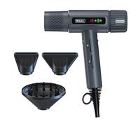 Wahl Vanquish Asciugacapelli grigio con 3 accessori magnetici