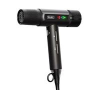 Wahl Vanquish, asciugacapelli professionale con beccucci e diffusore, Nero | Asciugacapelli professionale 1600 W, tecnologia FlowControl, ionico, 4 livelli di calore, beccucci magnetici e diffusore