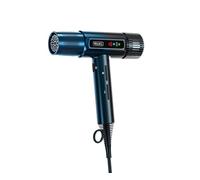 Wahl Vanquish, asciugacapelli professionale con diffusore, Blu notte | Asciugacapelli professionale 1600 W, tecnologia FlowControl, ionico, 4 livelli di calore, beccucci magnetici e diffusore