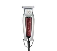 Wahl Wide Detailer Trimmer - Potente regolabarba uomo - Con cavo e lama a T Extra larga - Per contorno e i piccoli dettagli - cromo/bordeaux