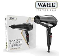 Wahl ZY085 per Pro Cheratina 2200W Asciugacapelli Nero Con Tormalina Coated Ant.