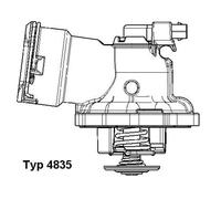 Wahler Termostato Refrigerante 87°C Per Mercedes-Benz S-Class