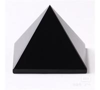 WAHOM Bellissimo Piramide di Ossidiana Naturale Soggiorno Minerale Triangolare Cristal Nero Punto Energia Reiki Ornamenti in Pietra Decorazioni for Il Desktop(3cm)