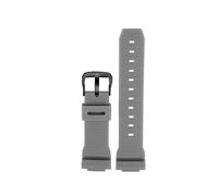 WAHRE Cinturino in Gomma da 16 Mm Adatto for Casio G-Shock GM GA 2100 GA5600 Serie 6900 Sport A Sgancio Rapido Accessori for Orologi con Cinturino Impermeabile(Grey Black Buckle)
