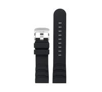 WAHRE Cinturino in Gomma siliconica da 24 mm Adatto for Luminox XS3749 3789 3741 3745 Cinturino da Polso Sportivo da Uomo Impermeabile Accessori for Orologi(Black01)