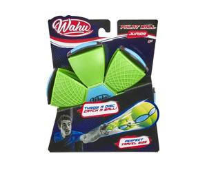 Wahu Phlat Ball Junior Verde, Lancia un disco e prendi una palla Gioco all'aperto, Gioco da esterno, Facile da portare ovunque / A partire dai 5 anni