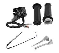 Wai Danie Leva freno Impugnatura acceleratore Cavo PeeWee PW 50 Interruttore Compatibile con Yamaha PW50 PY50 50 cc