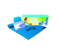 Wai Lana Basic Yoga Kit includes Yoga Mat 4 Foam Block Strap and Instructional Poster