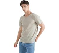 WaiDXn Indumenti protettivi T-shirt in fibra d'argento e protezione dalle radiazioni del campo elettromagnetico La fibra d'argento da uomo può essere indossata in tutte le stagioni(V Neck,L)