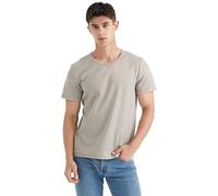 WaiDXn Indumenti protettivi T-shirt in fibra d'argento e protezione dalle radiazioni del campo elettromagnetico La fibra d'argento da uomo può essere indossata in tutte le stagioni(O Neck,L)