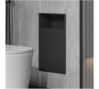WaiDXn Nicchia doccia in acciaio inossidabile, organizer da parete incassato(Grey,30x50x14cm)