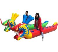 WaiDXn Set di 2 giochi gonfiabili per prato - Giocattoli sportivi multiplayer per feste di carnevale all'aperto