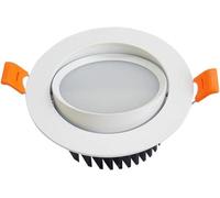 WaiDXn WDX- Lampada da Incasso a soffitto con Angolo Regolabile Robusto Lampada da Incasso a LED a Risparmio energetico for Armadio Lampada da Parete Faretto antiabbagliante con Driver Riflettore(1W)