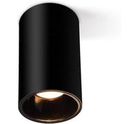 WaiDXn WDX- Robusta plafoniera Rotonda Nera Bar Hotel Apparecchi di Illuminazione Commerciale Faretti a Parete Faretti for Interni Domestici ad Alta luminosità Riflettore(4000k,10w)