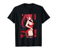 Waifu Sexy Anime Girl Copertina Modello Pagina Giapponese Stile Maglietta