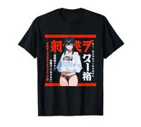 Waifu Sexy Anime Girl Copertina Modello Pagina Giapponese Stile Maglietta