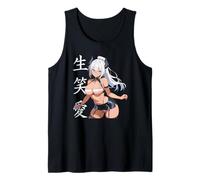 Waifu Sexy Anime Girl Horns Bendage Reggiseno stile manga giapponese Canotta