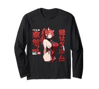Waifu Sexy Anime Ragazza Hot Neko Cat Girl Stile Giapponese Maglia a Manica