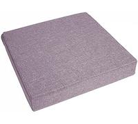 Waigg Kii Cuscini per seduta spessi 8/10 cm, per poltrona quadrata, comfort e elasticità, per auto, ufficio, interni ed esterni (45 x 45 x 5 cm, grigio chiaro)