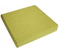 Waigg Kii Cuscini per seduta spessi 8/10 cm, per poltrona quadrata, comfort e elasticità, per auto, ufficio, interni ed esterni (55 x 55 x 8 cm, verde)