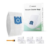 WAIKAS 18 Sacchetti per Aspirapolvere Miele FJM/GN, per Aspirapolvere Classic C1 Complete C2 C3, S2 S4 S5 S6 S8 Series 3D Efficiency Sacchetto, Blu