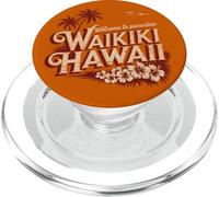 Waikiki Hawaii Benvenuti in paradiso Design retrò vintage PopSockets PopGrip per MagSafe